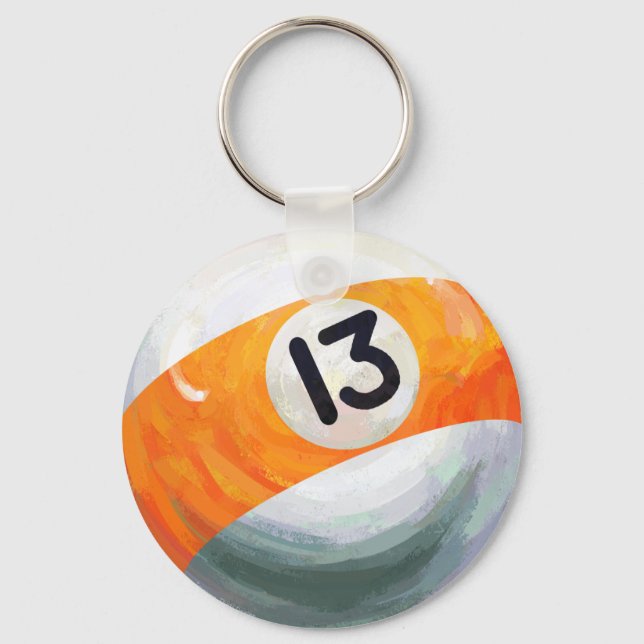13 Ball Keychain (Front)