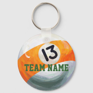 13 Ball Keychain