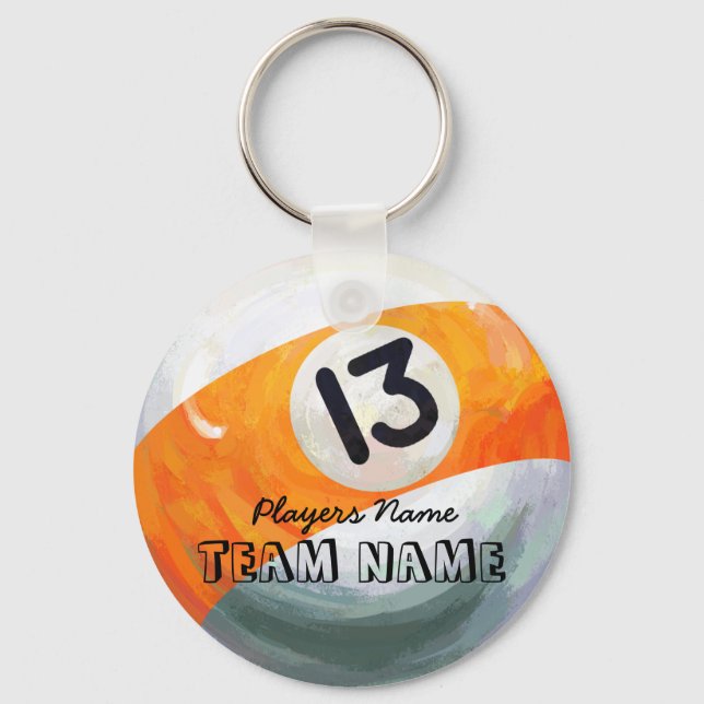 13 Ball Keychain (Front)