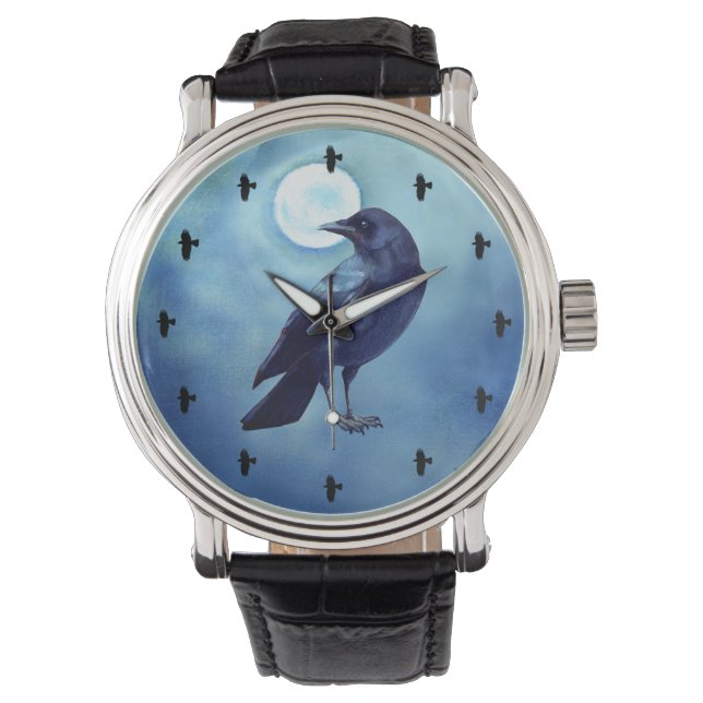 13-Crows Blue Unisex Watch (Front)