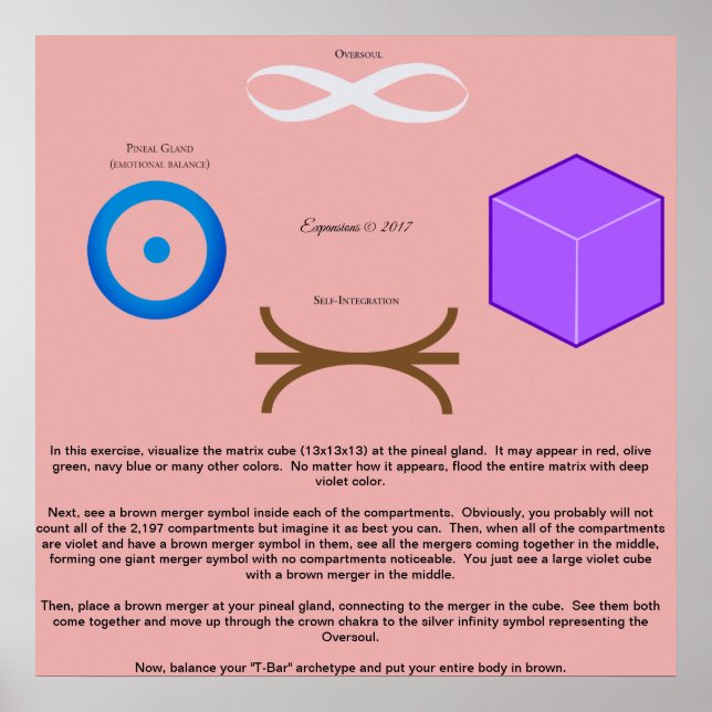 13 Cubed Merging Exercise Poster (Front)