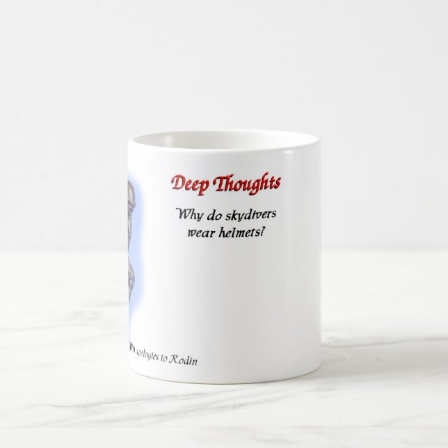 13 deep thoughts coffee mug (Center)