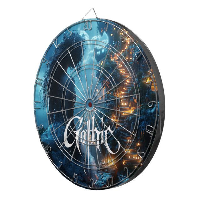 #13 Gothic Fun  Dartboard (Front Right)