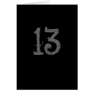 13 IS MY LUCKY NUMBER
