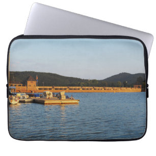 13" Laptoptasche Edersee Staumauer am Abend Laptop Sleeve