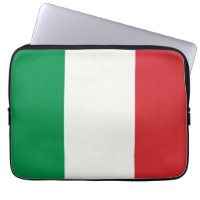 13" Laptoptasche Italien Fahne