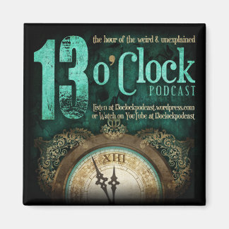 13 O'Clock Fancy Logo Magnet