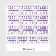 13 Purple Fragile Handle With Care Small Business