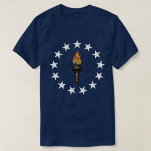 13 Stars Liberty Flame T-Shirt
