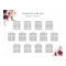 13 Table Autumn Romance Wedding Seating Chart