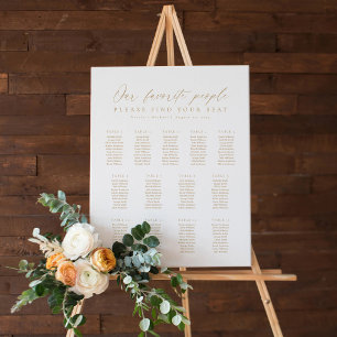 13 Tables Our Favourite People Seating Chart