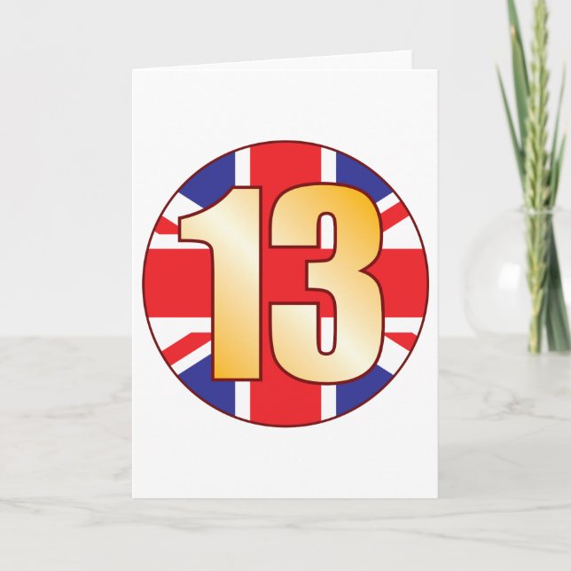 13 UK Gold Card (Front)