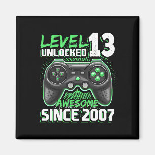 13 Unlocked Awesome 2007 Video Game 13th Birthday  Magnet