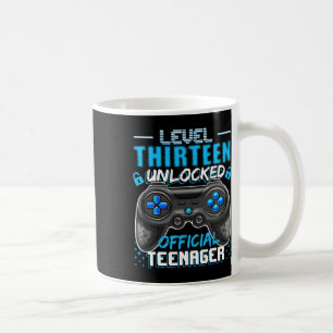 13 Unlocked Official Teenager Video Game 13th Birt Coffee Mug