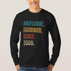 13 Wedding Aniversary For Him Awesome Husband Sin T-Shirt