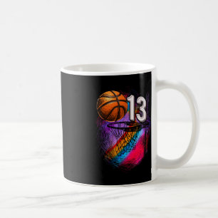 13 Year Old 13th Birthday Basketball Official Teen Coffee Mug