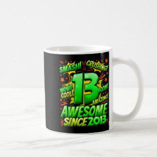 13 Year Old For Boys 13th Birthday Boy 13 Year Old Coffee Mug