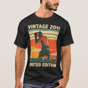 13 Years Old Gift Vintage 2012 Boxing Lover 13th B T-Shirt