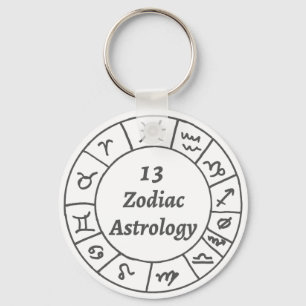 13 Zodiac Logo Key Chain