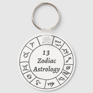 13 Zodiac Logo Key Chain