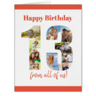 13e anniversaire Grand nombre 13 Photo Collage Car