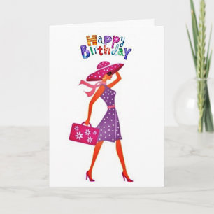 **13e ANNIVERSAIRE & VOUS ÊTES BELLE** Carte