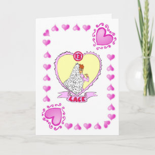 13th Anniversary - Lace Card