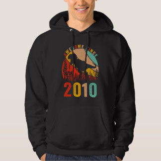 13th Bday Dinosaur T Rex Boys Retro Awesome Since Hoodie