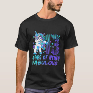 13th Birthday 13 Year Old Girl Flossing Princess U T-Shirt