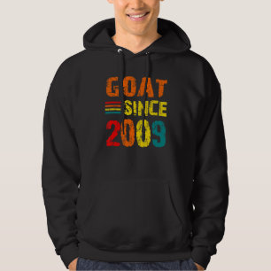 13th Birthday 13 Years Old Goat Since 2009 Hoodie