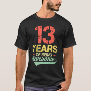 13th Birthday 13 Years Old Vintage 13 Years Of Bei T-Shirt