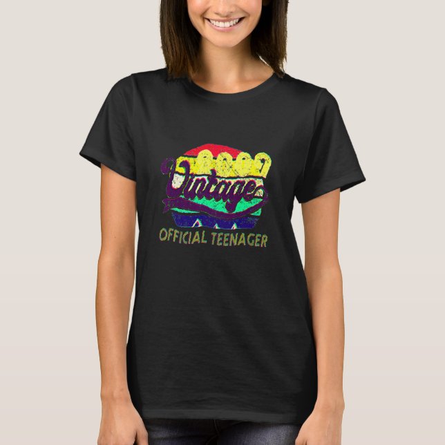 13th Birthday April 2009 Official Teenager 13 Year T-Shirt (Front)