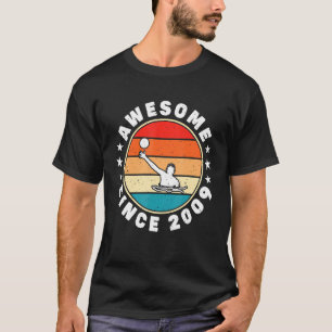 13th Birthday Awesome Since 2009 13 Years Old Wate T-Shirt
