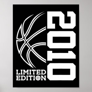 13th Birthday Basketball Limited Edition 2010  Poster
