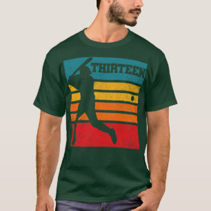 13th Birthday Batter Baseball Player T-Shirt
