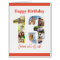 13th Birthday Big Number 13 Photo Collage Card