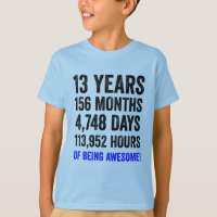 13th Birthday // Funny Boy’s Birthday Countdown