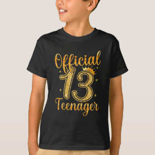 13th Birthday Girls 13 Years Teen Teenager T-Shirt