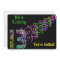 13th Birthday, Invitation, Abstract Numbers, Boy