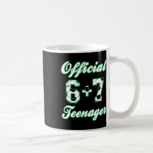 13th Birthday Official Teenager Funny Soccer 6+7 M Coffee Mug