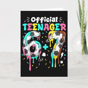 13th Birthday Official Teenager Six Seven 6+7 Boys Card
