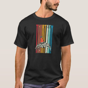 13th Birthday Party Supply Retro Vintage Pet Jumpi T-Shirt