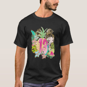 13th Birthday Summer Pool Party Beach Vacation Lat T-Shirt