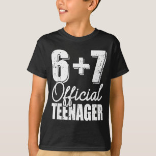 13th birthday teenager six seven meme 67 birthday  T-Shirt