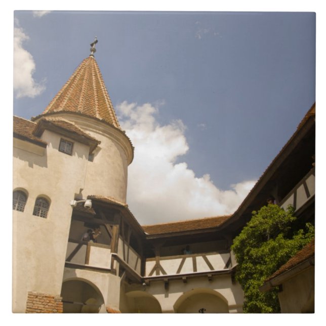 13th Century Bran Castle (Draculas' Castle), Tile (Front)