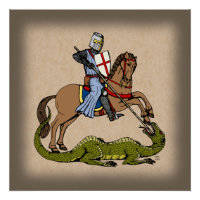 13th Century Saint George and the Dragon