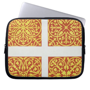 13th century tile designs, illustration from 'Spec Laptop Sleeve