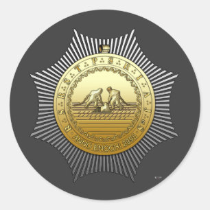 13th Degree: Master of the Ninth Arch Classic Round Sticker