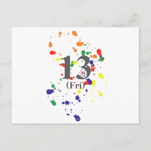 13th Friday Postcard (Front)