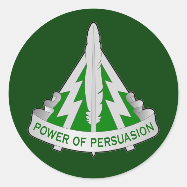 13th Psychological Operations Bn DUI Classic Round Sticker (Front)